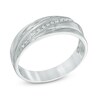 Thumbnail Image 2 of Previously Owned - Diamond Accent Wedding Band in Sterling Silver