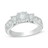Thumbnail Image 1 of Previously Owned - 1 CT. T.W. Diamond Miracle Past Present Future® Engagement Ring in 10K White Gold
