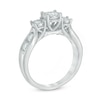 Thumbnail Image 1 of Previously Owned - 1 CT. T.W. Diamond Miracle Past Present Future® Engagement Ring in 10K White Gold
