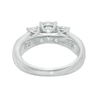 Thumbnail Image 2 of Previously Owned - 1 CT. T.W. Diamond Miracle Past Present Future® Engagement Ring in 10K White Gold