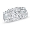 Thumbnail Image 0 of Previously Owned - 1 CT. T.W. Princess-Cut Diamond Frame Engagement Ring in 14K White Gold