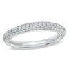 Thumbnail Image 0 of Previously Owned - Vera Wang Love Collection 1/2 CT. T.W. Diamond Three Row Anniversary Band in 14K White Gold
