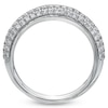 Thumbnail Image 1 of Previously Owned - Vera Wang Love Collection 1/2 CT. T.W. Diamond Three Row Anniversary Band in 14K White Gold