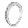 Thumbnail Image 1 of Previously Owned - Vera Wang Love Collection 1/5 CT. T.W. Diamond Milgrain Wedding Band in 14K White Gold