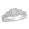 Thumbnail Image 1 of Previously Owned - Vera Wang Love Collection 1 CT. T.W. Princess-Cut Diamond Engagement Ring in 14K White Gold