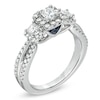 Thumbnail Image 2 of Previously Owned - Vera Wang Love Collection 1 CT. T.W. Princess-Cut Diamond Engagement Ring in 14K White Gold