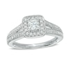 Thumbnail Image 1 of Previously Owned - Vera Wang Love Collection 3/4 CT. T.W. Princess-Cut Diamond Engagement Ring in 14K White Gold