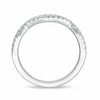 Thumbnail Image 3 of Previously Owned - Vera Wang Love Collection 1/5 CT. T.W. Diamond Ribbon Contour Wedding Band in 14K White Gold