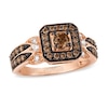 Thumbnail Image 0 of Previously Owned - Le Vian Chocolate Diamonds® 7/8 CT. T.W. Diamond Square Frame Ring in 14K Strawberry Gold®