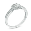 Thumbnail Image 1 of Previously Owned - 1/4 CT. T.W. Diamond Composite Frame Vintage-Style Ring in 10K White Gold
