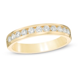 Previously Owned - 1/2 CT. T.W. Diamond Band in 14K Gold