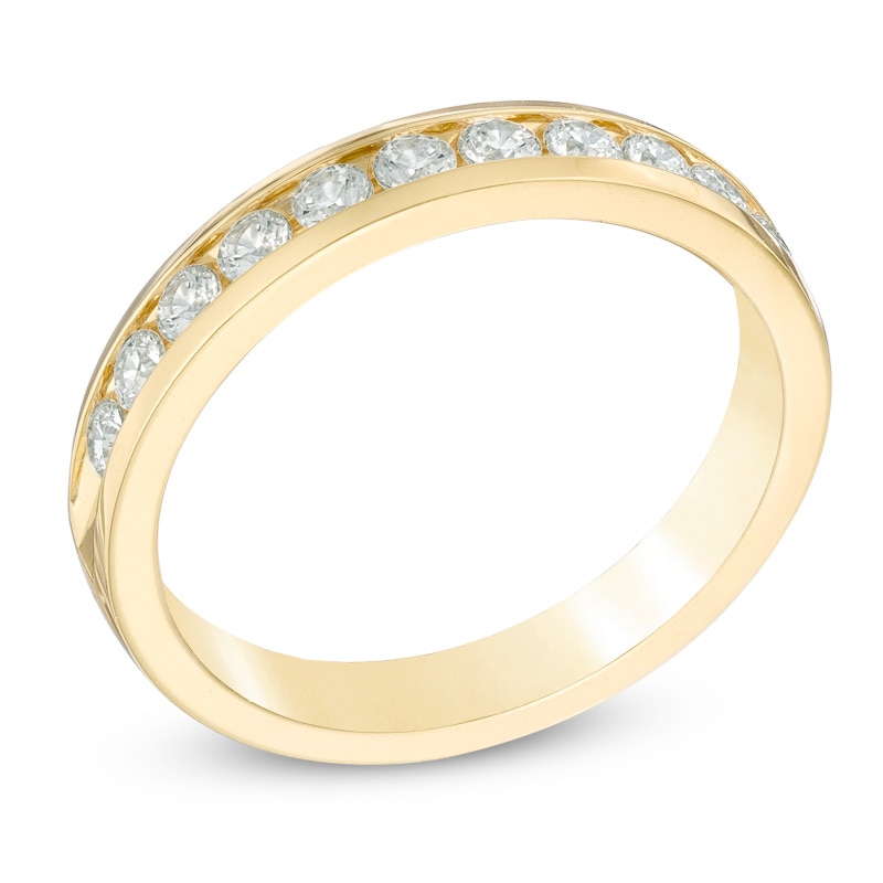 Main Image 2 of Previously Owned - 1/2 CT. T.W. Diamond Band in 14K Gold