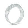 Thumbnail Image 2 of Previously Owned - 1/8 CT. T.W. Diamond Wedding Band in Sterling Silver
