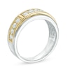 Thumbnail Image 1 of Previously Owned - Men's 1 CT. T.W. Diamond Band in 14K Two-Tone Gold