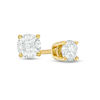 Thumbnail Image 0 of Previously Owned - 1/2 CT. T.W. Diamond Solitaire Stud Earrings in 14K Gold