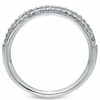 Thumbnail Image 1 of Previously Owned - Vera Wang Love Collection 3/8 CT. T.W. Diamond Two Row Anniversary Band in 14K White Gold