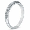 Thumbnail Image 3 of Previously Owned - Vera Wang Love Collection 3/8 CT. T.W. Diamond Two Row Anniversary Band in 14K White Gold