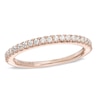 Thumbnail Image 1 of Previously Owned - Vera Wang Love Collection 1/4 CT. T.W. Diamond Wedding Band in 14K Rose Gold