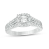Thumbnail Image 1 of Previously Owned - Love's Destiny by Peoples 1 CT. T.W. Princess-Cut Diamond Engagement Ring in 14K Two-Tone Gold