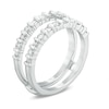 Thumbnail Image 1 of Previously Owned - 1/2 CT. T.W. Baguette and Round Diamond Enhancer in 14K White Gold