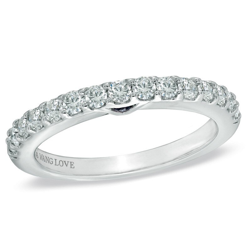 Previously Owned - Vera Wang Love Collection 1/2 CT. T.W. Diamond Band in 14K White Gold