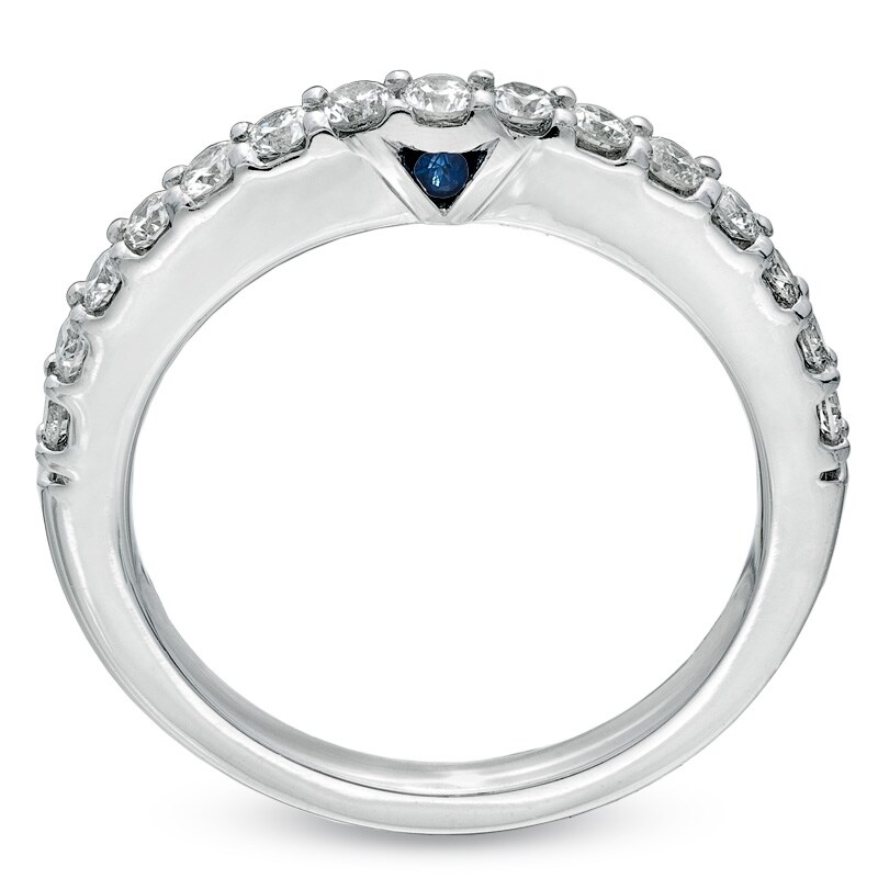 Previously Owned - Vera Wang Love Collection 1/2 CT. T.W. Diamond Band in 14K White Gold