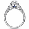 Thumbnail Image 1 of Previously Owned - Vera Wang Love Collection 7/8 CT. T.W. Princess-Cut Diamond Frame Engagement Ring in 14K White Gold