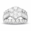 Thumbnail Image 1 of Previously Owned - 4 CT. T.W. Composite Diamond Cluster Engagement Ring in 14K White Gold