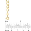Thumbnail Image 2 of Previously Owned - Made in Italy Glitter Enamel Bar Bracelet in 14K Gold - 7.5"