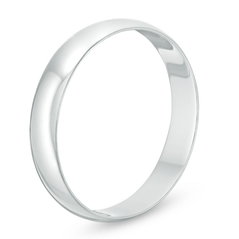 Main Image 2 of Previously Owned - 4.0mm Wedding Band in 10K White Gold