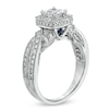 Thumbnail Image 2 of Previously Owned - Vera Wang Love Collection 1-1/5 CT. T.W. Princess-Cut Diamond Ring in 14K White Gold