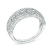 Thumbnail Image 2 of Previously Owned - 1/2 CT. T.W. Diamond Vintage-Style Band in 10K White Gold