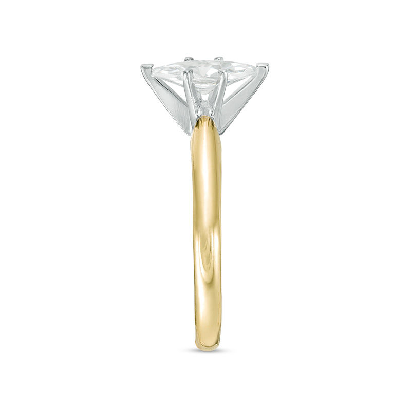Main Image 3 of Previously Owned - 1 CT. Marquise Diamond Solitaire Engagement Ring in 14K Gold