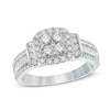 Thumbnail Image 1 of Previously Owned - 1 CT. T.W. Diamond Composite Frame Engagement Ring in 10K White Gold