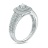 Thumbnail Image 2 of Previously Owned - 1/2 CT. T.W. Diamond Double Frame Engagement Ring in 10K White Gold