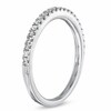 Thumbnail Image 2 of Previously Owned - Vera Wang Love Collection 1/4 CT. T.W. Diamond Anniversary Band in 14K White Gold