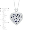 Thumbnail Image 3 of Previously Owned - Diamond Accent Filigree Heart Locket in Sterling Silver