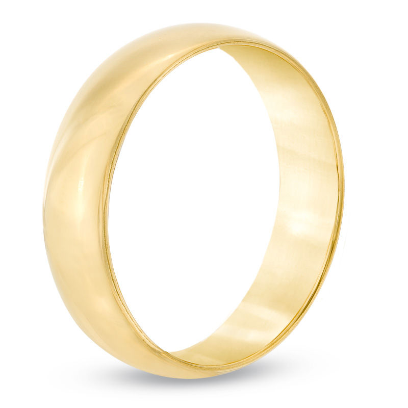 Previously Owned - Men's 6.0mm Comfort Fit Wedding Band in 14K Gold