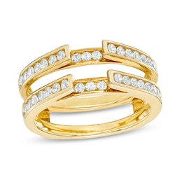 Previously Owned - 1/2 CT. T.W. Diamond Solitaire Enhancer in 14K Gold