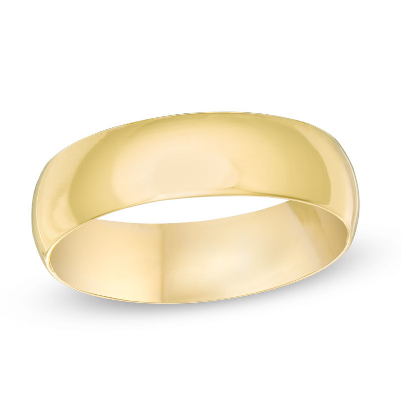 Previously Owned - Men's 6.0mm Wedding Band in 10K Gold