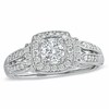 Thumbnail Image 1 of Previously Owned - 3/4 CT. T.W. Diamond Vintage-Style Engagement Ring in 14K White Gold