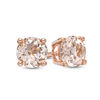 Thumbnail Image 0 of Previously Owned - 5.0mm Morganite Stud Earrings in 10K Rose Gold