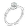 Thumbnail Image 1 of Previously Owned - 1/2 CT. T.W. Diamond Swirl Engagement Ring in 14K White Gold
