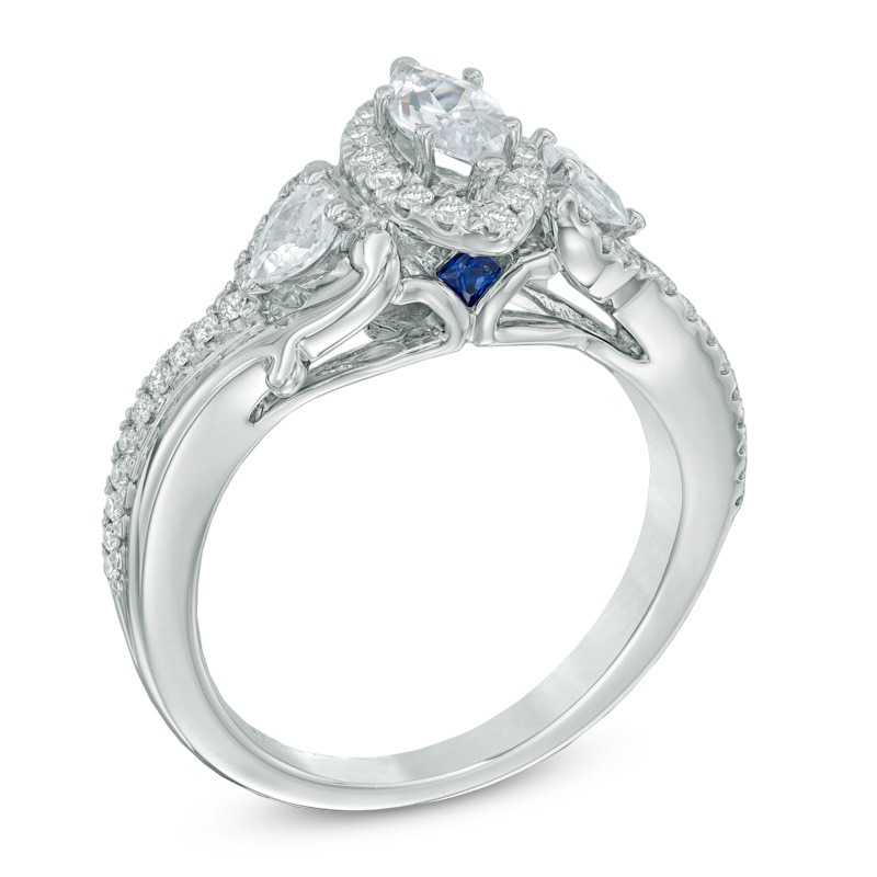 Main Image 2 of Previously Owned - Vera Wang Love Collection 3/4 CT. T.W. Marquise Diamond Engagement Ring in 14K White Gold