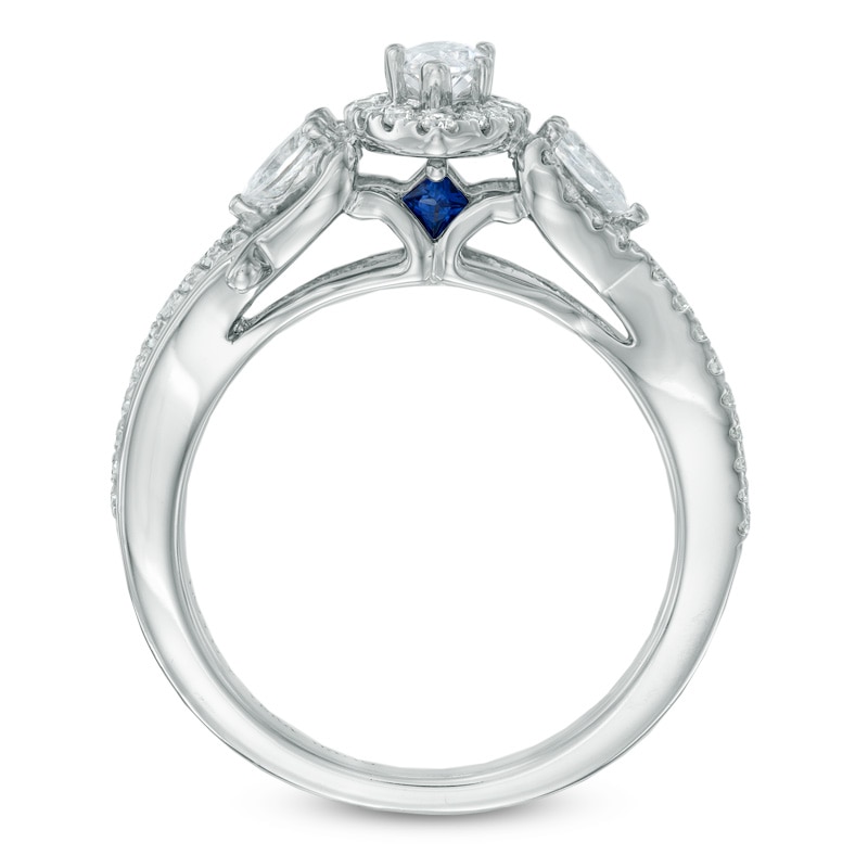 Main Image 3 of Previously Owned - Vera Wang Love Collection 3/4 CT. T.W. Marquise Diamond Engagement Ring in 14K White Gold