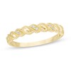 Thumbnail Image 1 of Previously Owned - Diamond Accent Vintage-Style Cascading Anniversary Band in 10K Gold