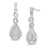 Thumbnail Image 0 of Previously Owned - 1/2 CT. T.W. Diamond Cascading Teardrop Earrings in 10K White Gold
