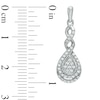 Thumbnail Image 1 of Previously Owned - 1/2 CT. T.W. Diamond Cascading Teardrop Earrings in 10K White Gold