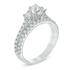 Thumbnail Image 2 of Previously Owned - 1 CT. T.W. Diamond Past Present Future® Bridal Set in 14K White Gold