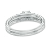 Thumbnail Image 3 of Previously Owned - 1 CT. T.W. Diamond Past Present Future® Bridal Set in 14K White Gold